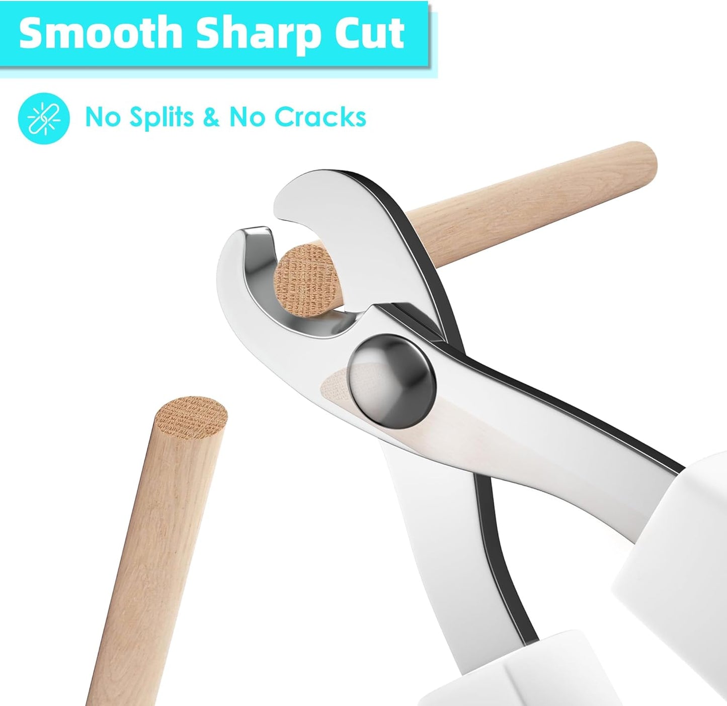 Cat Nail Clippers, Cat Claw Clipper Made of Stainless Steel, Clean Cut, No Shred, Mirror Finish. Small Animal Nail Clippers for Cats, Kittens, Kittys, Puppy, Rabbit, Guinea Pig, and More Pet
