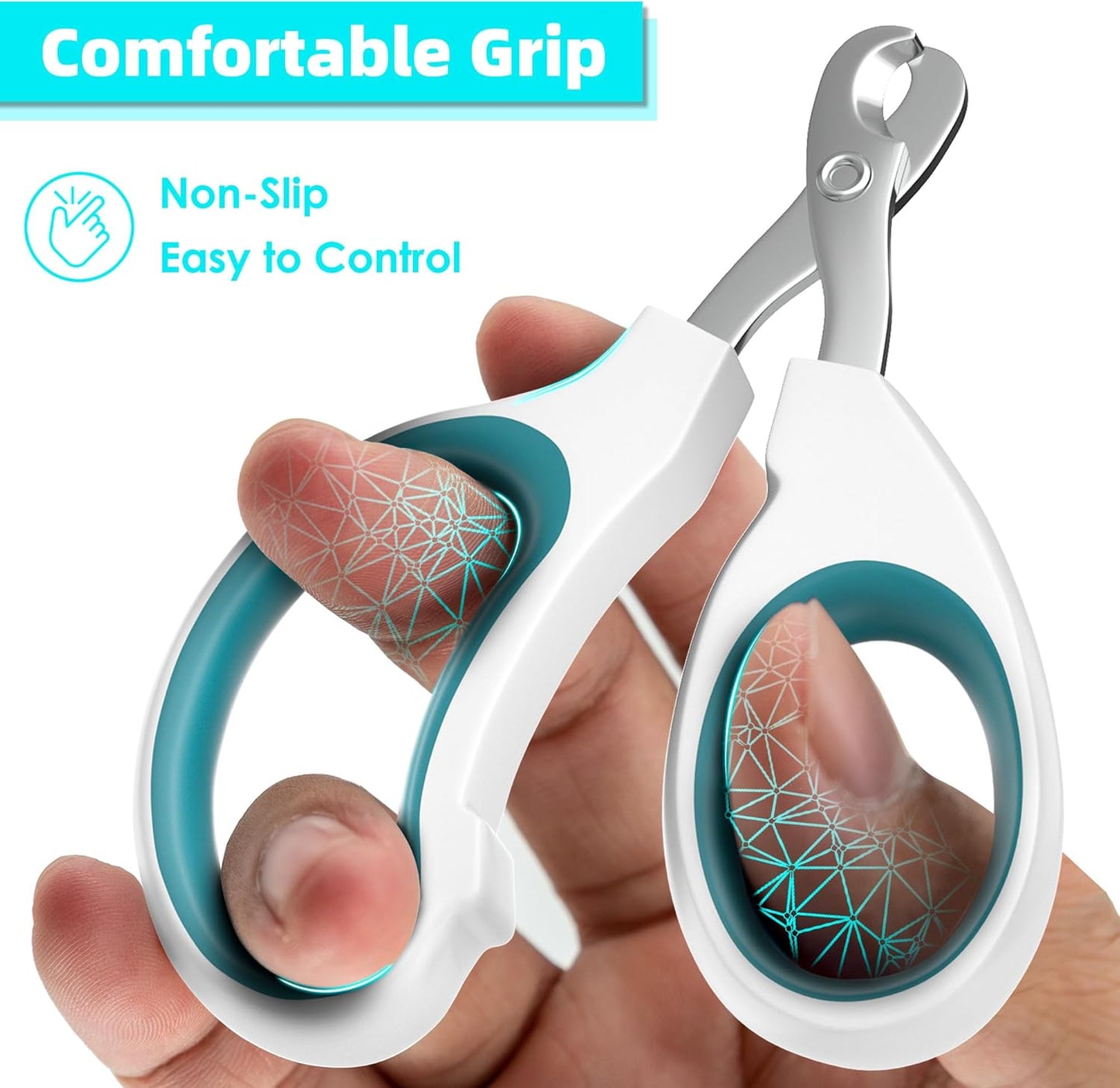 Cat Nail Clippers, Cat Claw Clipper Made of Stainless Steel, Clean Cut, No Shred, Mirror Finish. Small Animal Nail Clippers for Cats, Kittens, Kittys, Puppy, Rabbit, Guinea Pig, and More Pet