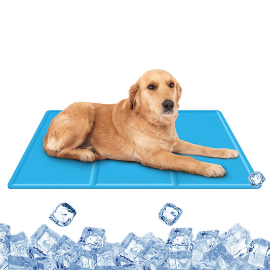 Dog Cooling Mat - Durable Pet Cool Mat, Non-Toxic Gel Self Cooling Pad for Dogs Cats in Hot Summer - 450 Micron Oxford Fabric Anti-Scratch, 50 x 40cm