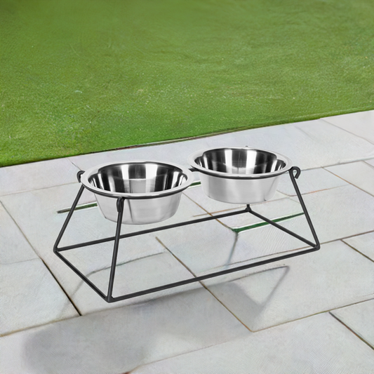Elevated Double Dog Bowl